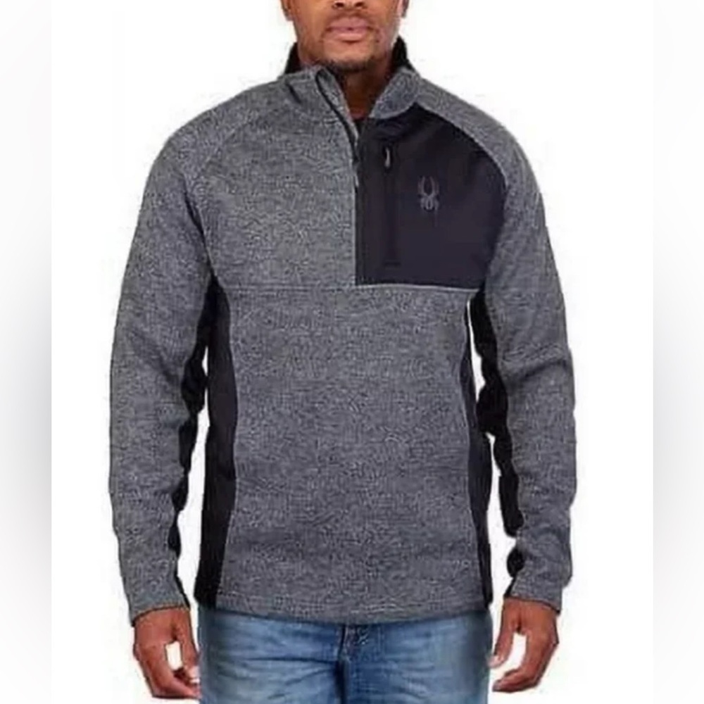 Spyder Half Zip Knit Pullover medium